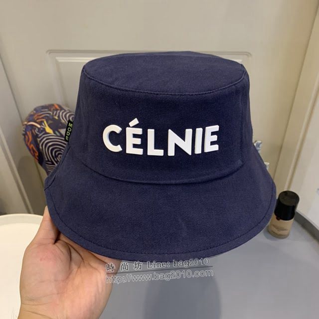 CELINE新品女士帽子 賽琳立體彩虹字母炫彩系列漁夫帽  mm1620